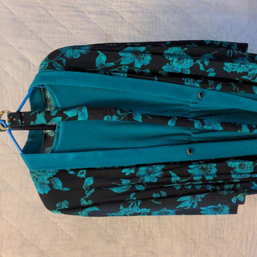 Elizabeth Williams, Emerald Green, size 18p dress with matching blazer